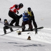 Chapelco SBX Finale Heat 3 Rok Rogelj SLO_Lukas Gruener AUT_Mike Robertson CAN_Simon Bonenfant CAN